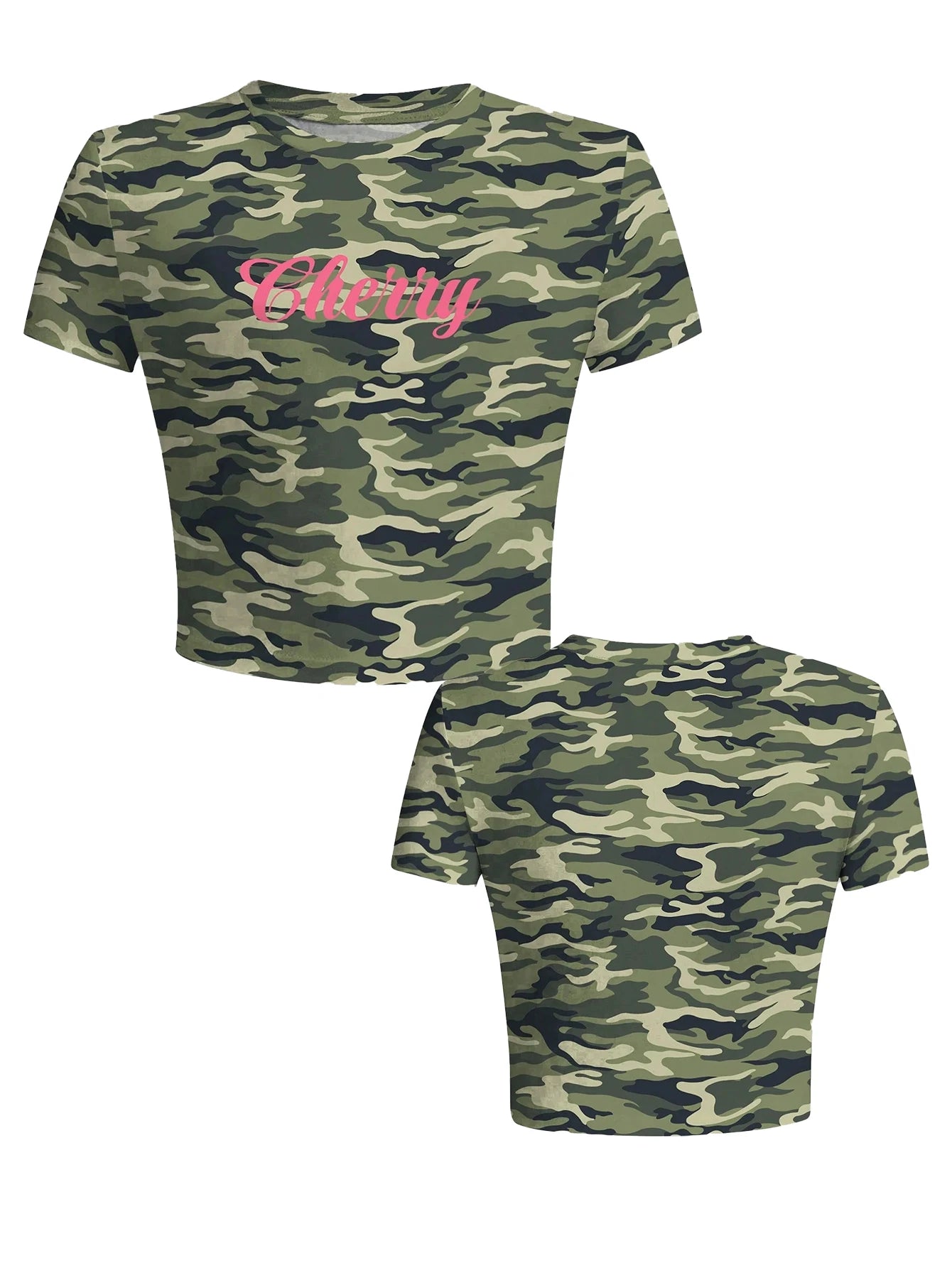 Figure Graphic Cropped T-Shirt  Daily Wear T-Shirt