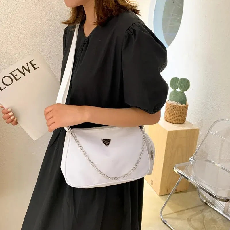 Nylon Crossbody Fashion Portable Casual Underarm Bag