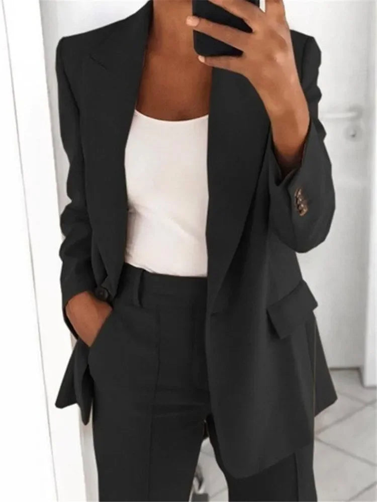 S-5XL Casual Long-sleeved  Plus Size Blazer