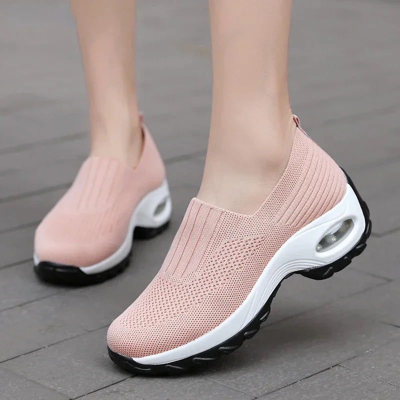 Slip-On Women Walking Shoes Orthopedic Diabetic