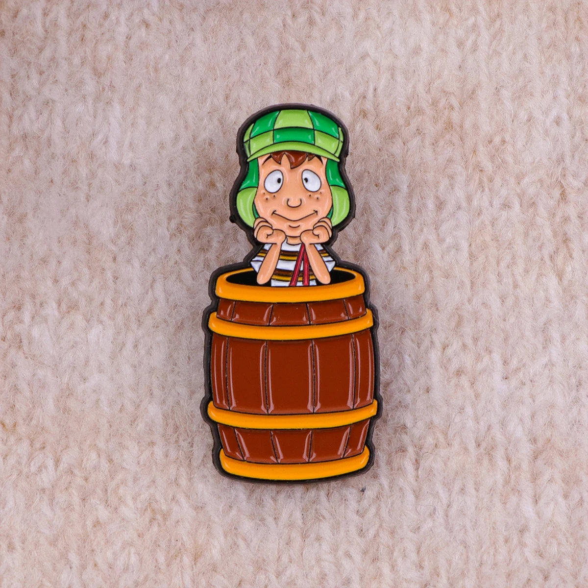 Cartoon Kid Enamel Pin  Pines Lapel Pin