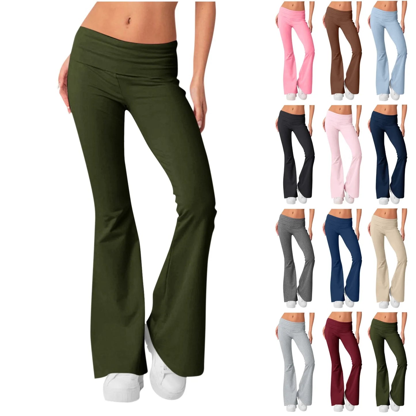 Skinny yoga pants flare leggings  More Colors