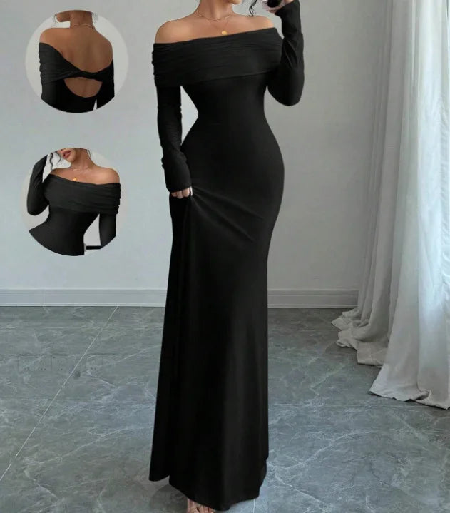 Sexy One Piece Collar Slim Fit High Waist
