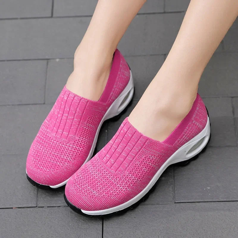 Slip-On Women Walking Shoes Orthopedic Diabetic