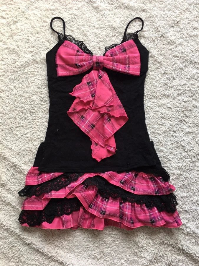 Flower Print Short Sleeve  Lace Sexy