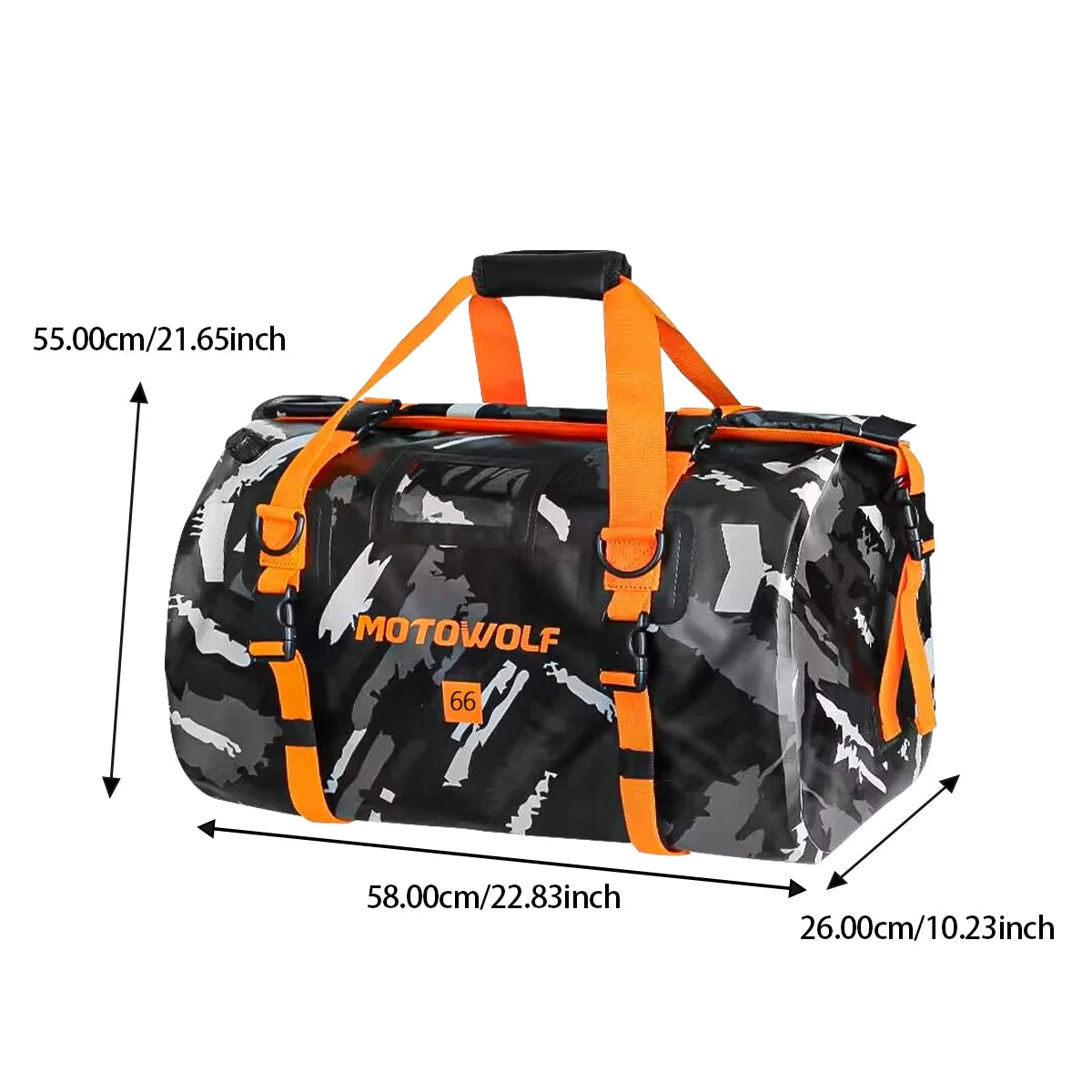 Motorcycle Dry Bag Waterproof Tail Duffle Bag