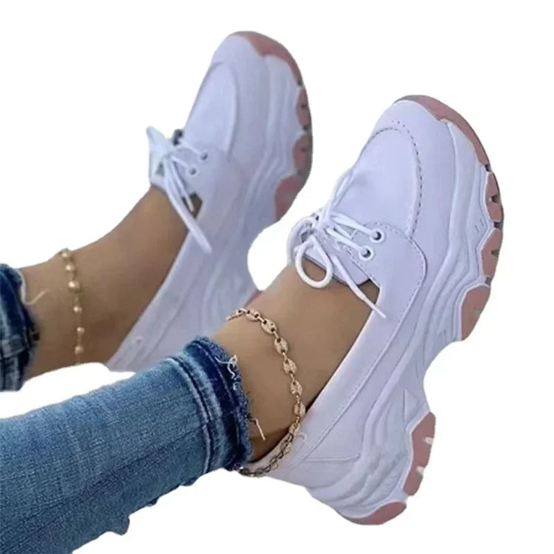 Platform Casual Breathable Sneakers Tennis Vulcanized