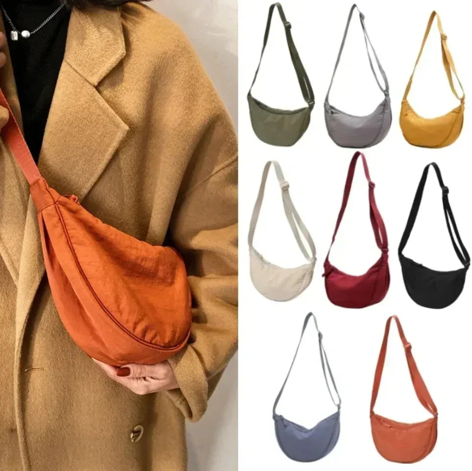 Nylon Hobo Large Capacity Tote  Shopper Bag