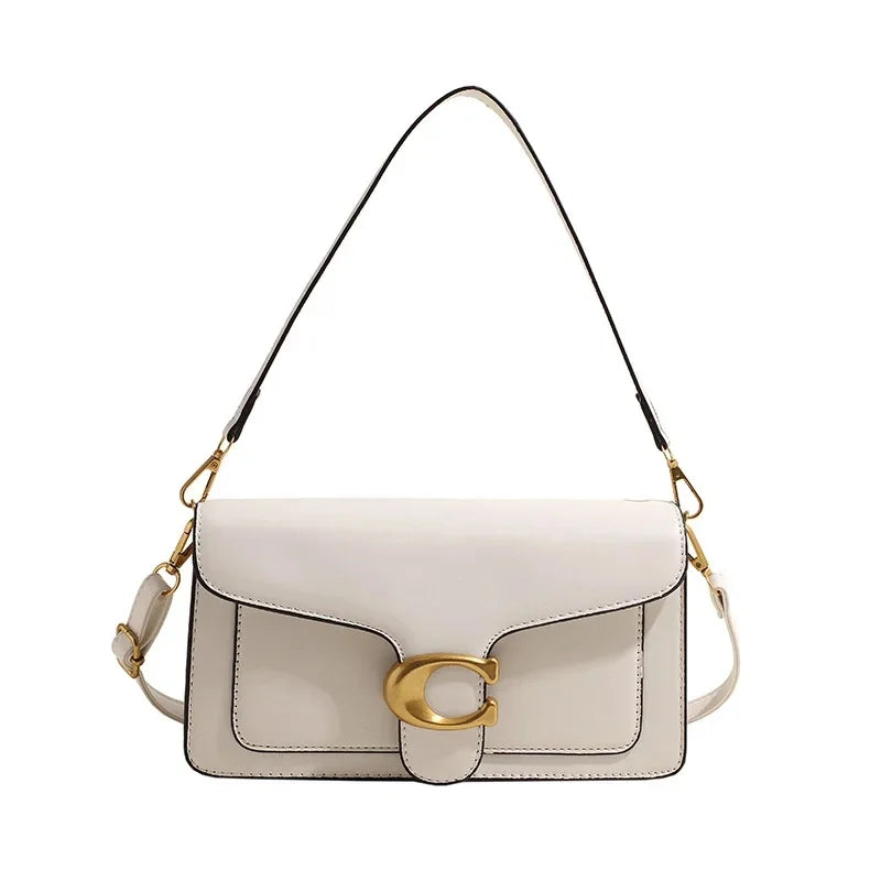 High-End Pure Color Simple Square Bag