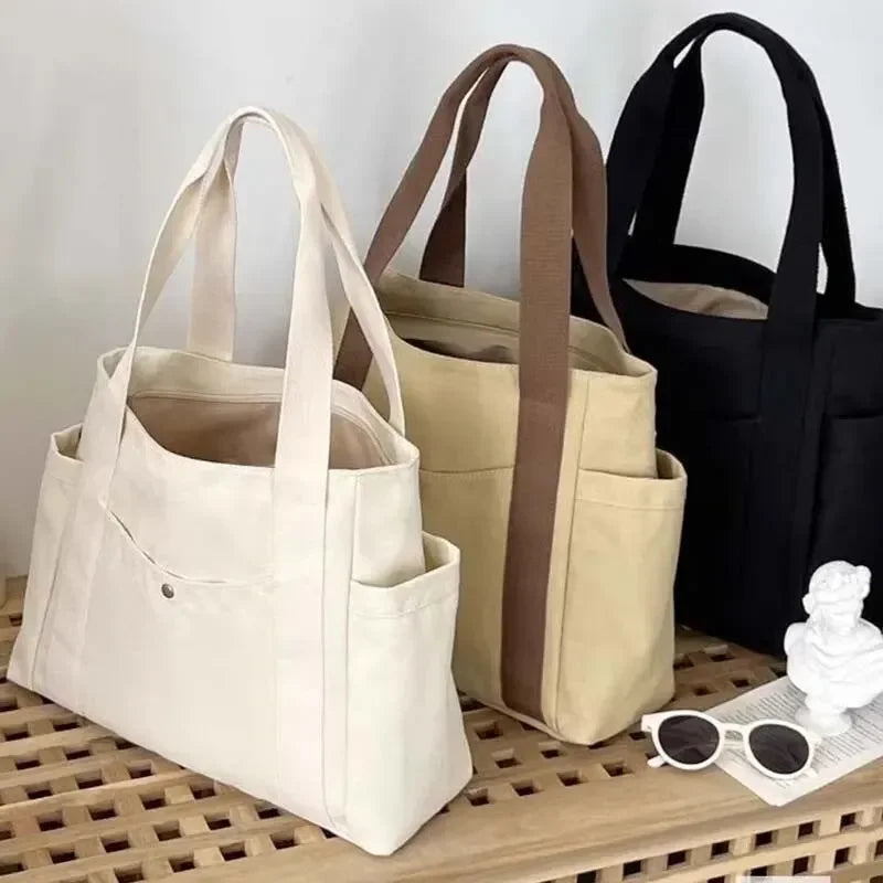 Large Capacity Tote Canvas Shoulder Bag