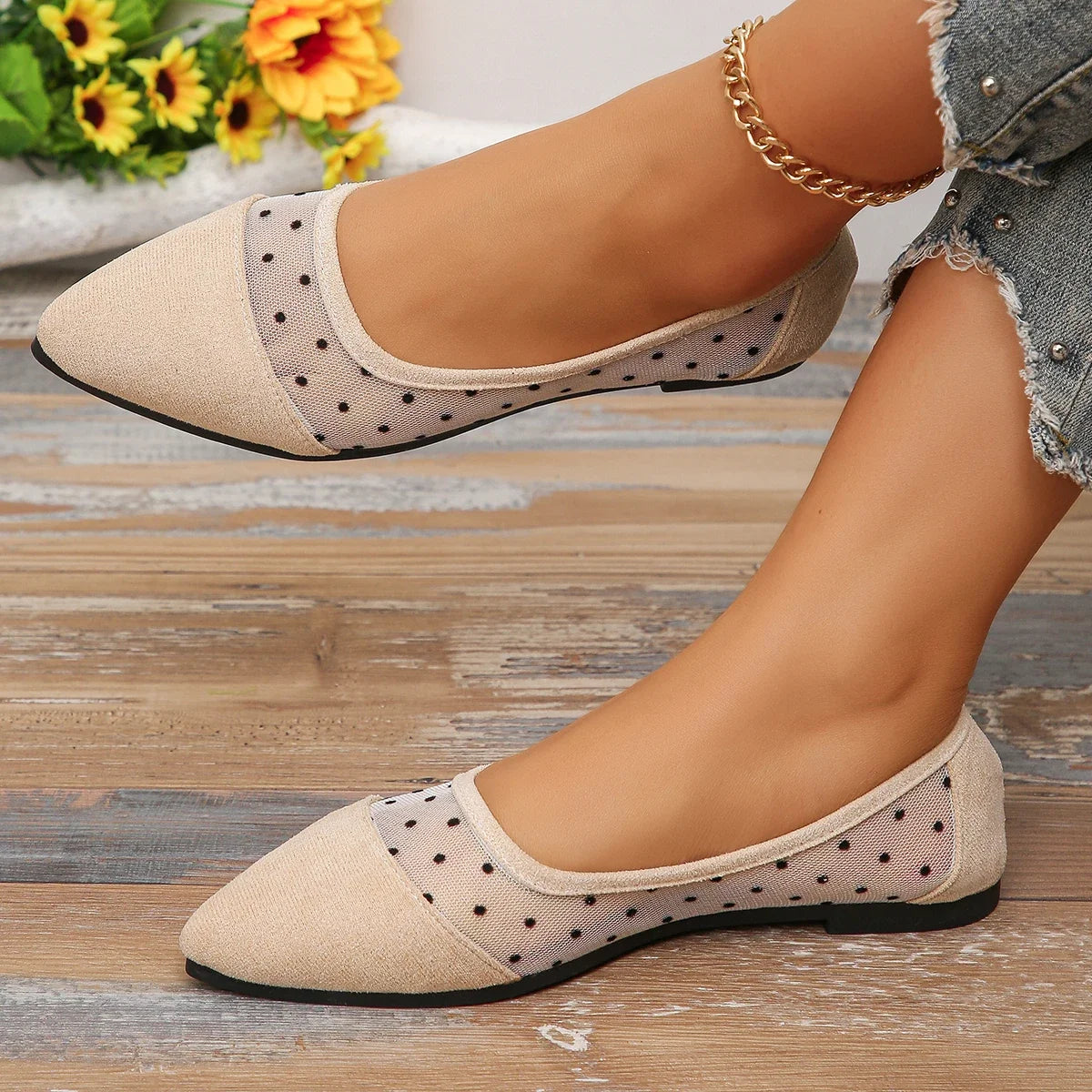 New Mesh Soft Sole Non-slip Flats