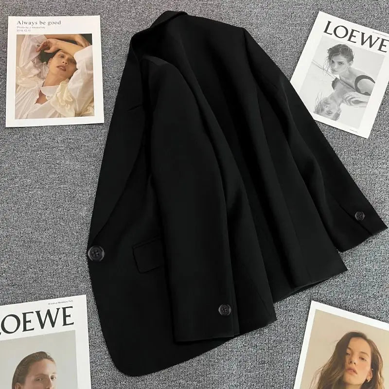 Professional Leisure Blazer Women's Outwear Long Sleeve