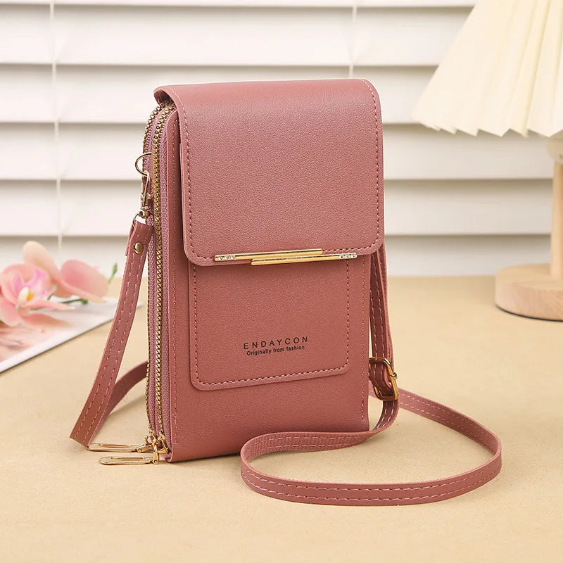 Crazy Bag Mobile Phone Card Holder Crossbody