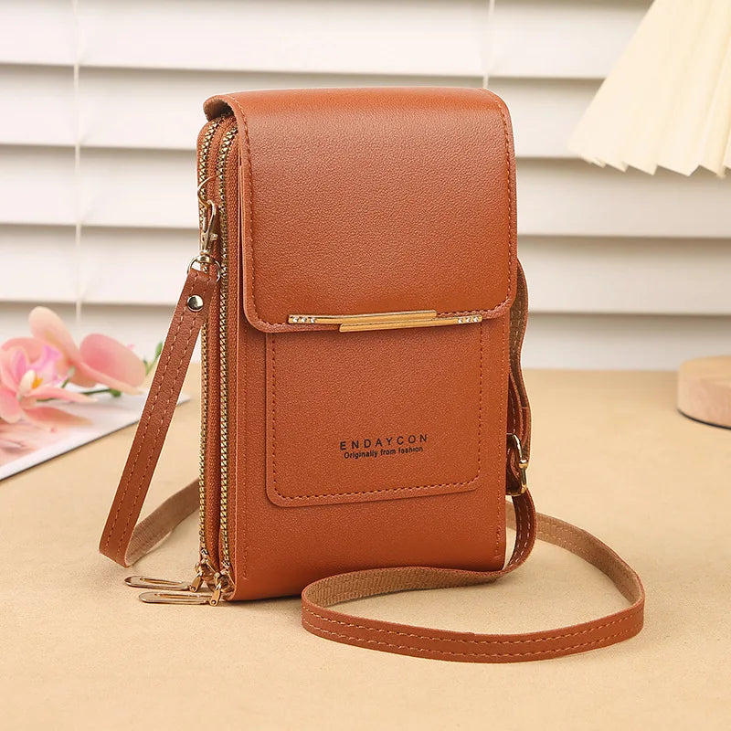 Crazy Bag Mobile Phone Card Holder Crossbody