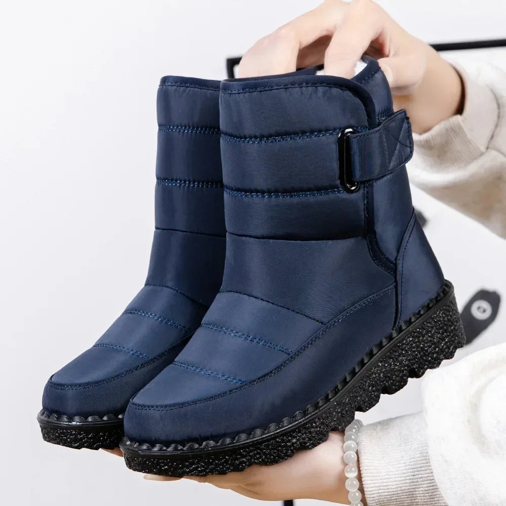 Waterproof Winter Boots  Platform,  Warm Cotton