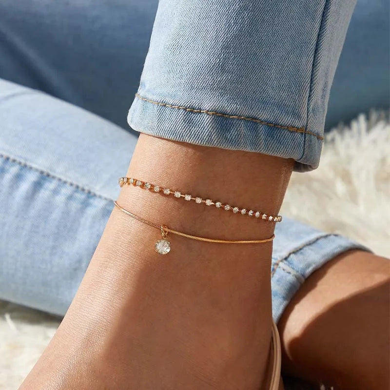 Sexy Anklet  Bracelet Cheville Barefoot Leg Chain