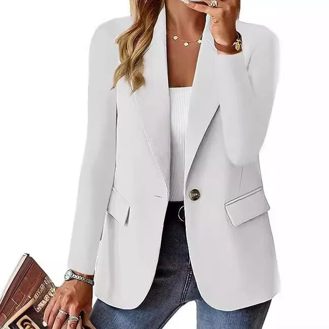 Oversized Blazer Jacket Coat Lapel Long Sleeve