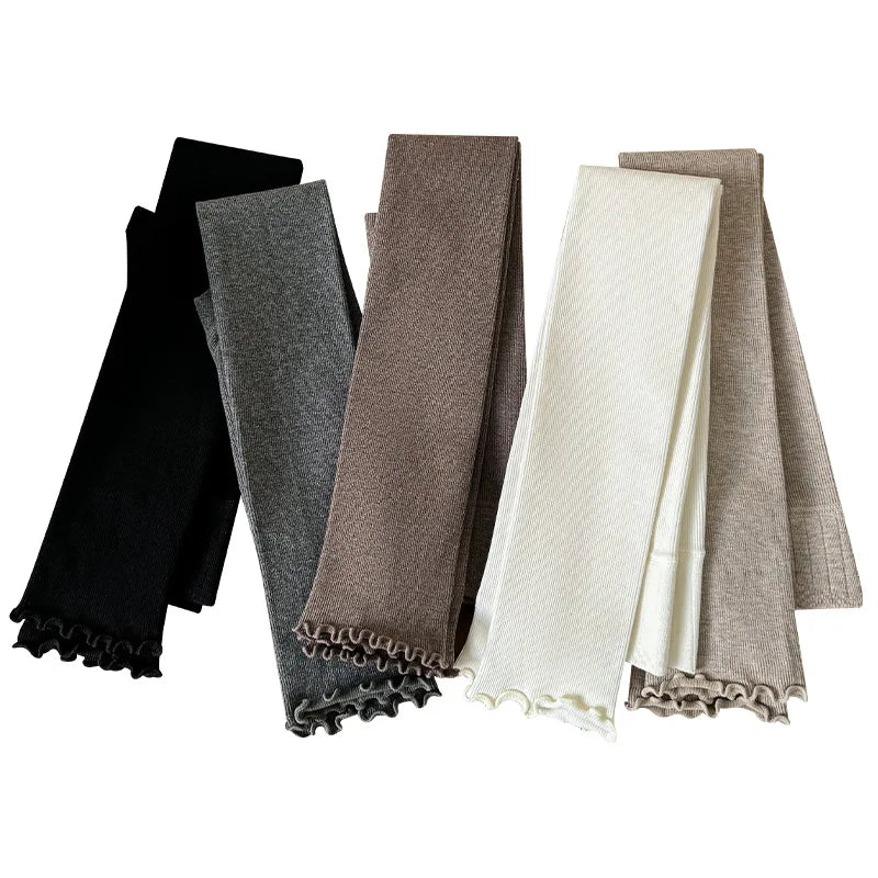 Girl Solid Kid Legging Toddler Skinny Cropped Trouser