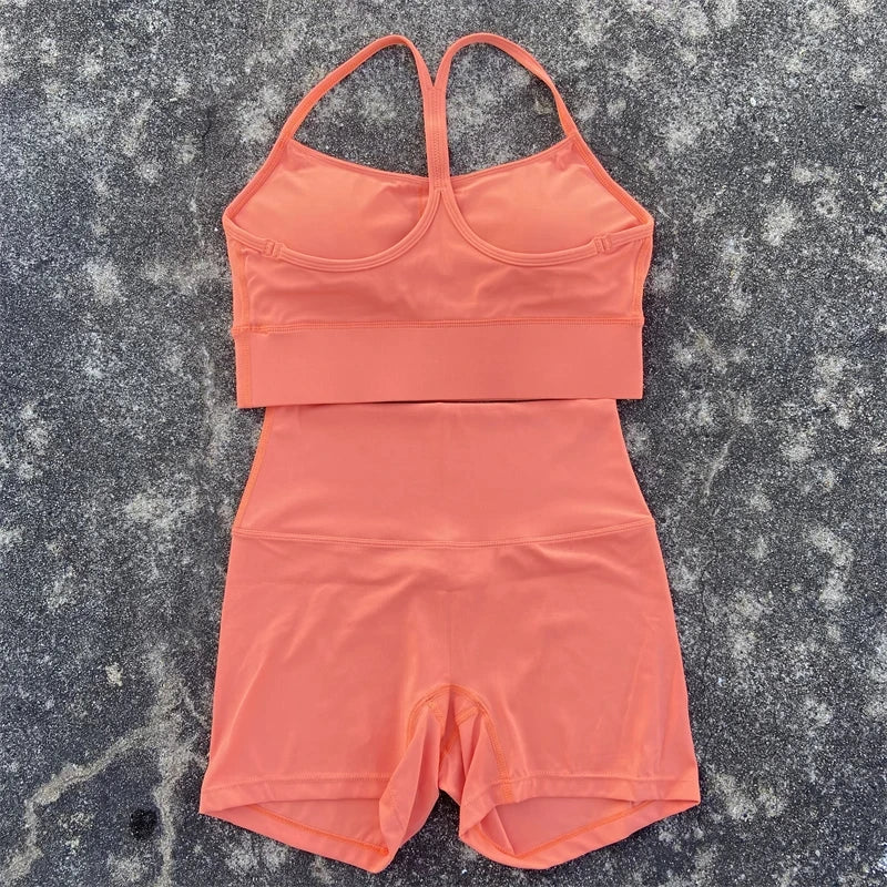 Yoga Set short Legging Sport Bra