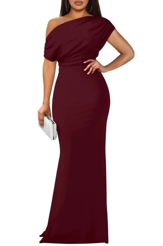Sleeveless Off Shoulder Long Dresses Evening Dress