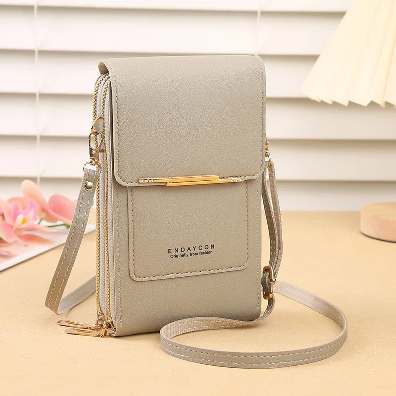 Crazy Bag Mobile Phone Card Holder Crossbody