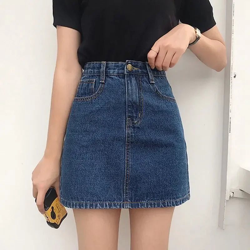 Denim High Waist Sexy Tight Hip Skirts