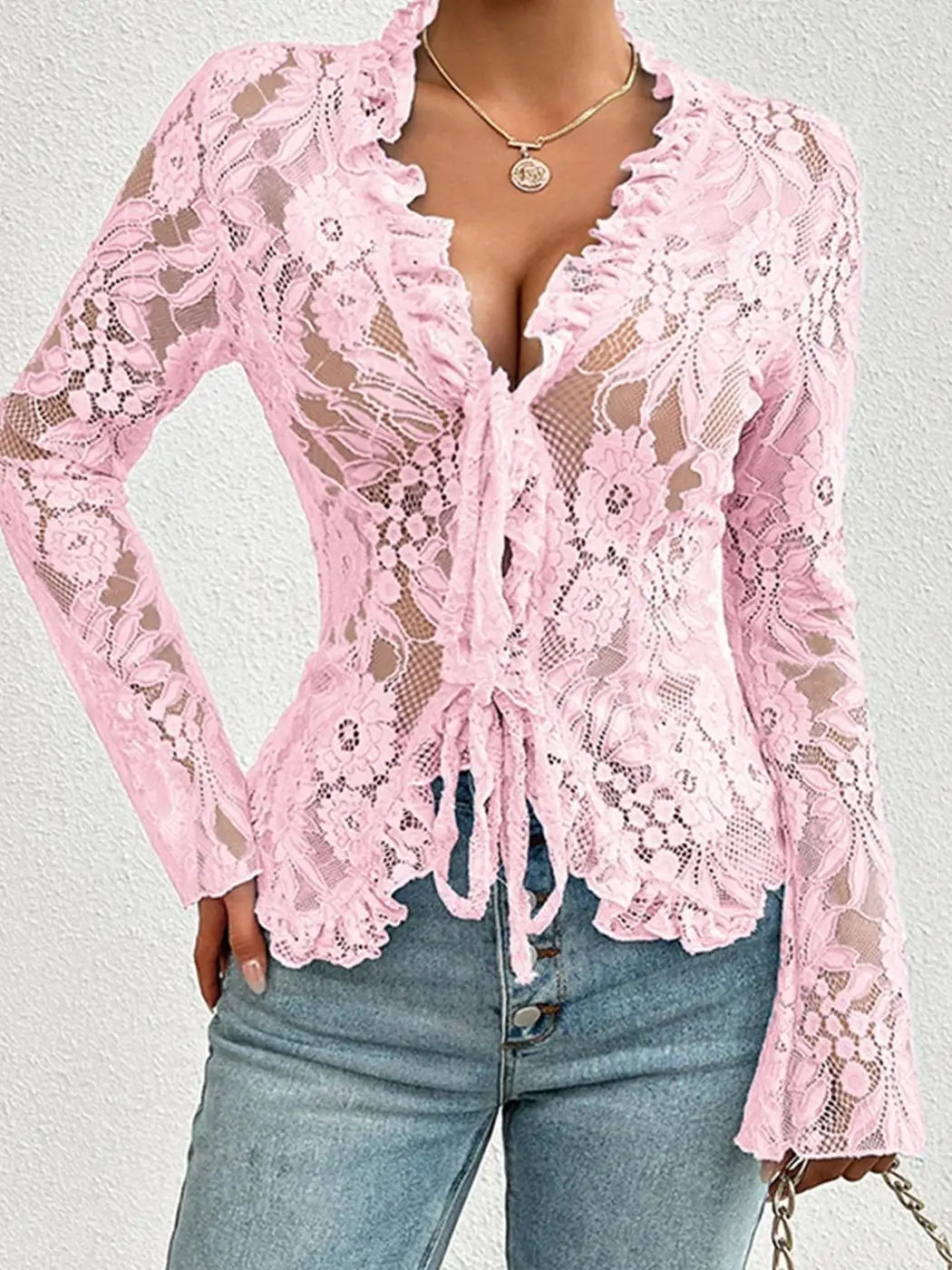 Women Gothic Lace Shrug Crop Tops