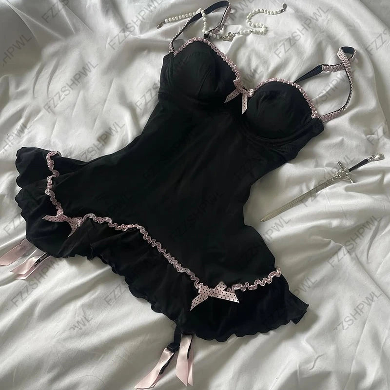 Flower Print Short Sleeve  Lace Sexy