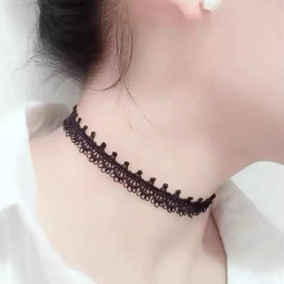 Black Velvet Choker Necklace  Sexy Lace Necklaces