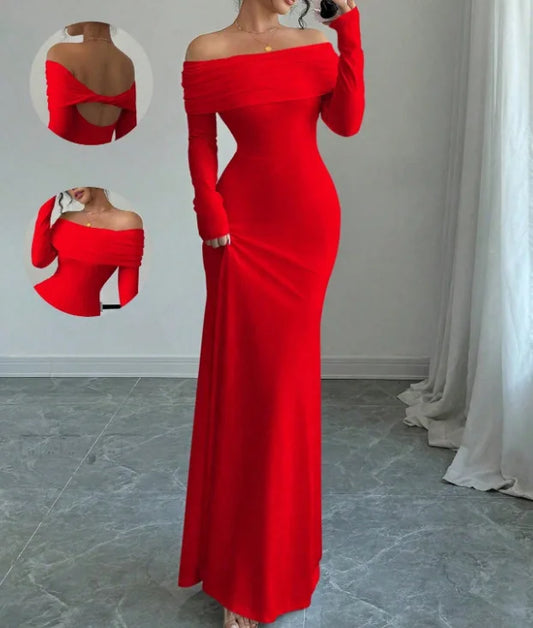 Sexy One Piece Collar Slim Fit High Waist