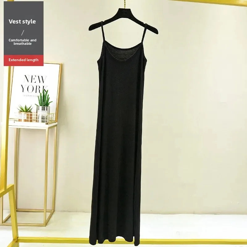 Plus Size Long Thin Underdress  Ankle-length