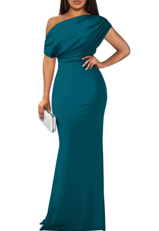 Sleeveless Off Shoulder Long Dresses Evening Dress