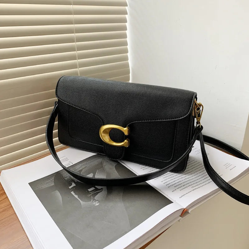 Portable chain crossbody  underarm shoulder bag