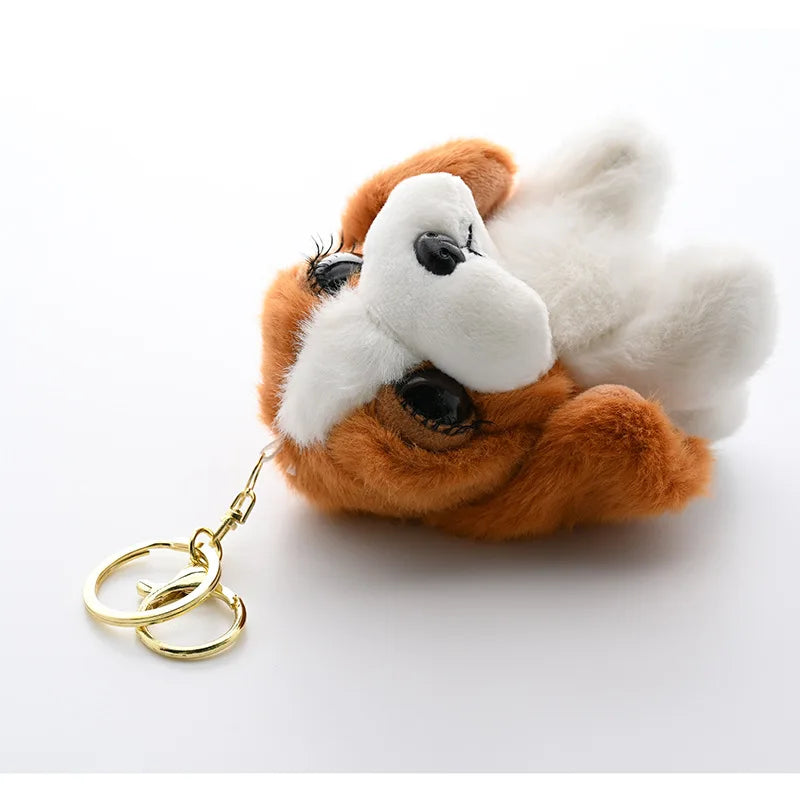 Big Eyes Long Eyelashes  Keychain Pendant Basset Pendant
