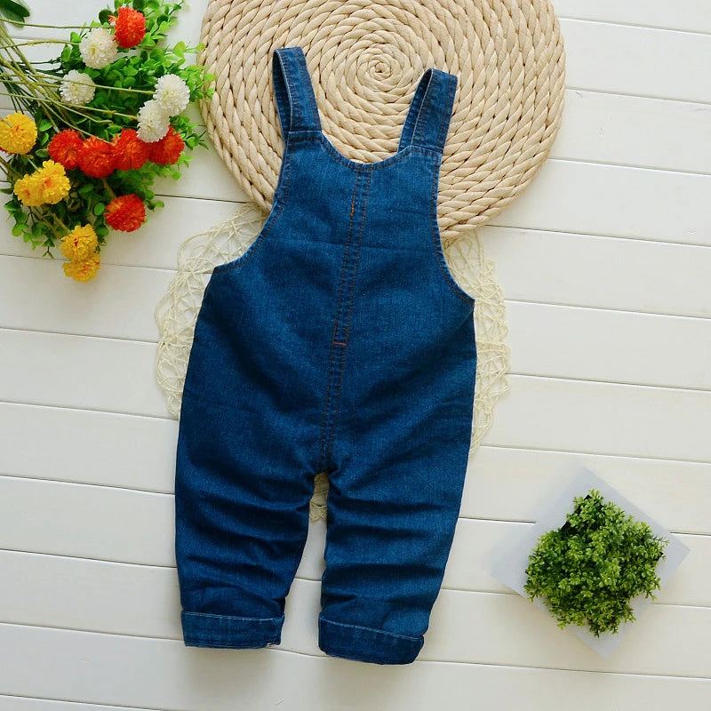 Baby Girls Overalls Kids Denim Dungarees   0-4 Years