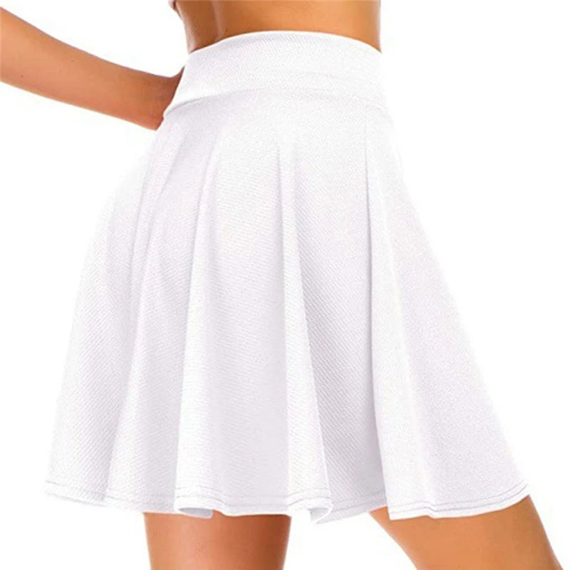 Stretchy Flared Casual Mini Skirt  Short Skirt 3XL
