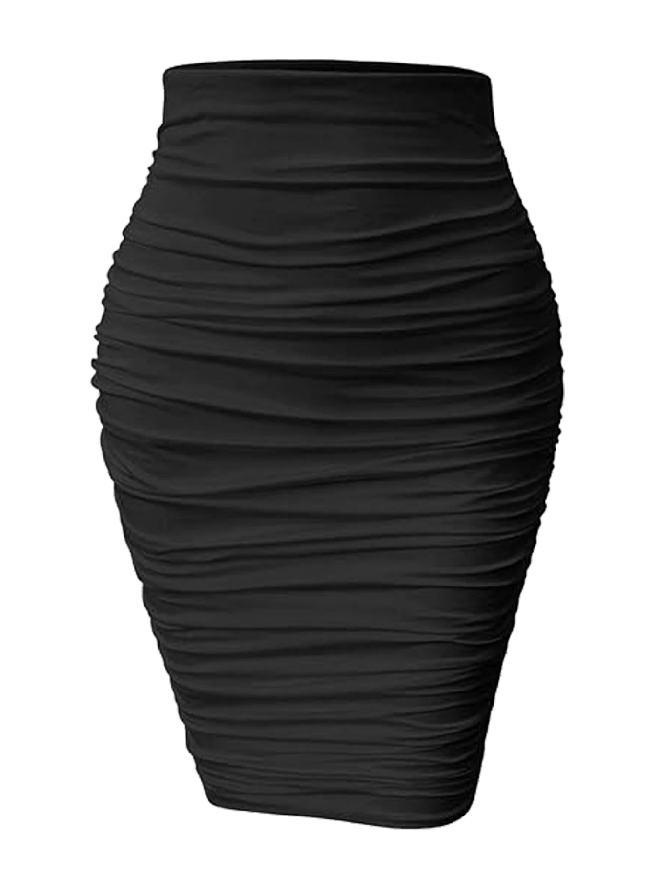 Wrap Hip Pencil Skirt