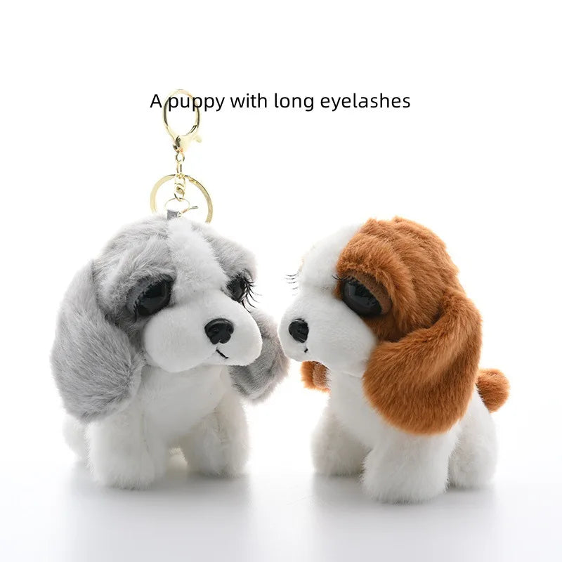 Big Eyes Long Eyelashes  Keychain Pendant Basset Pendant