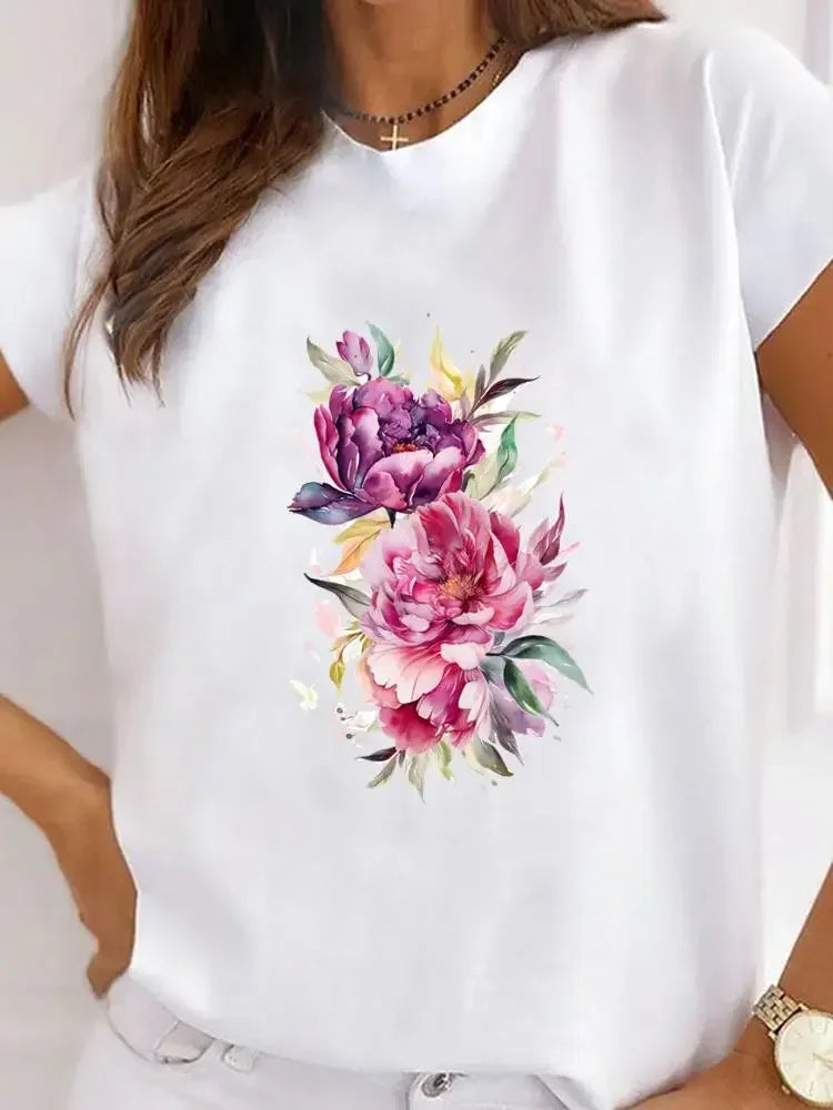 Sunflower Style Trend  Fashion Graphic Sleeve