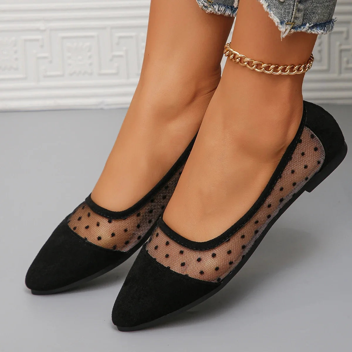 New Mesh Soft Sole Non-slip Flats