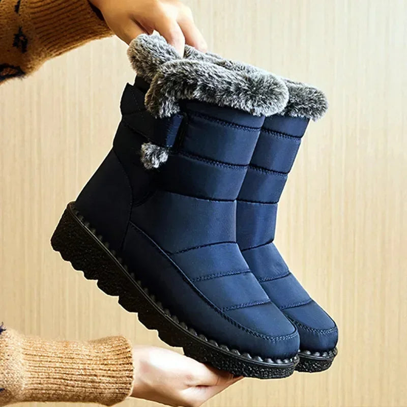 Waterproof Winter Boots  Platform,  Warm Cotton