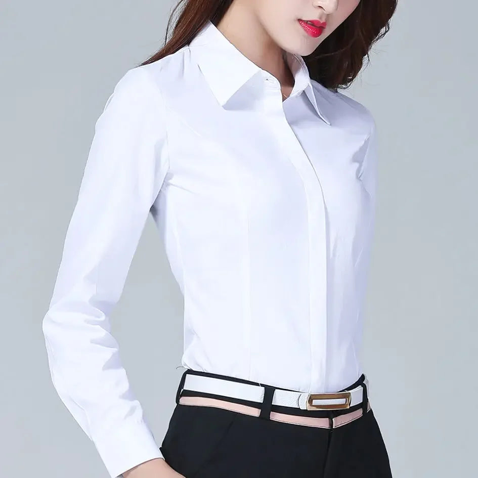 Women's Long Sleeve Shirt Cotton