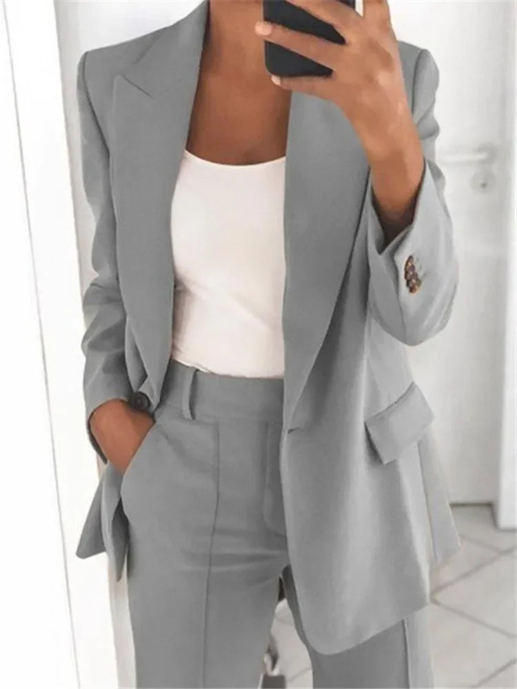 S-5XL Casual Long-sleeved  Plus Size Blazer