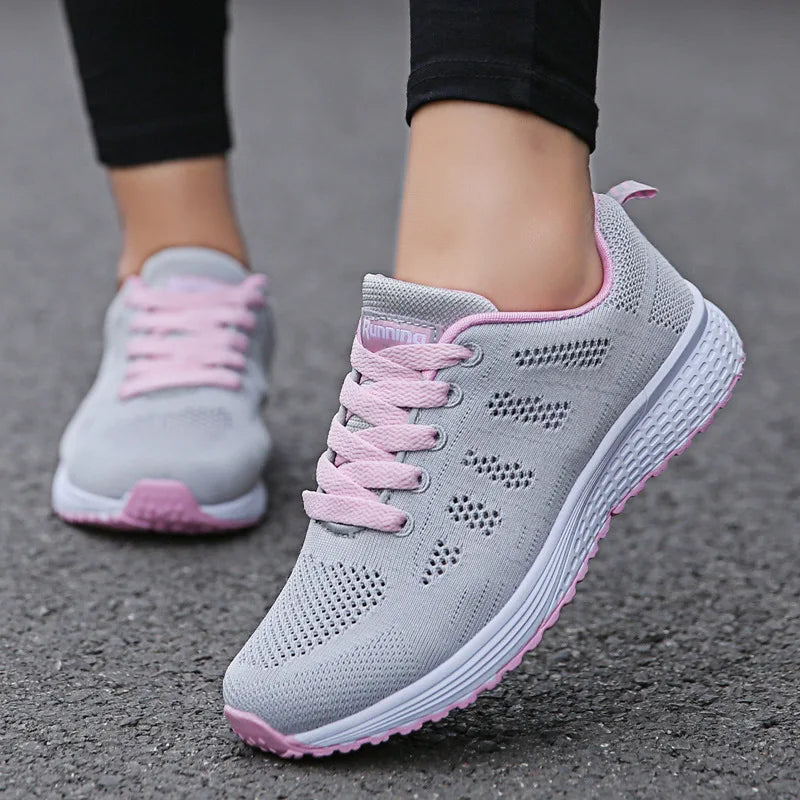 Casual Fashion Breathable Walking  Flat Sneakers