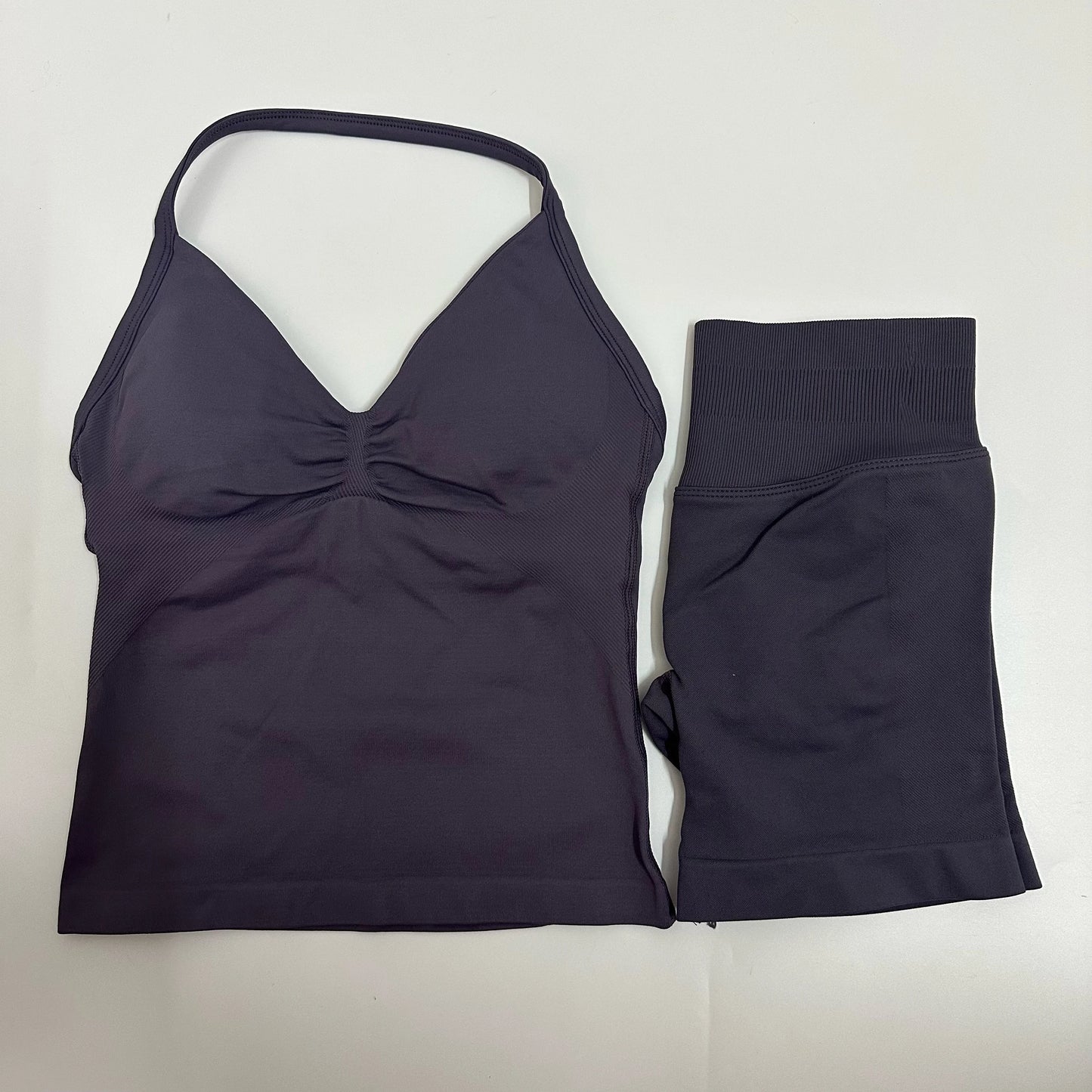 Yoga/Gym Set Backless Tank Tops High Waist