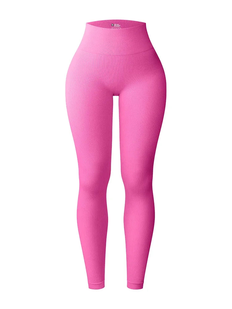 Seamless Sports Fitness Legging  Solid Color