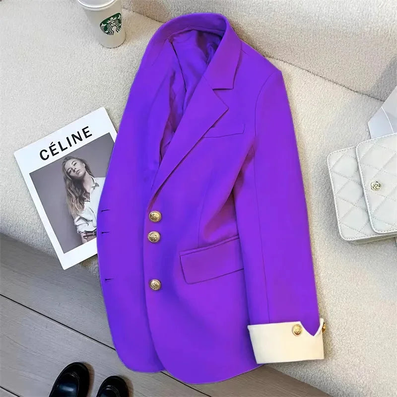 Suit Coat Elegant Sports Blazer12 Color