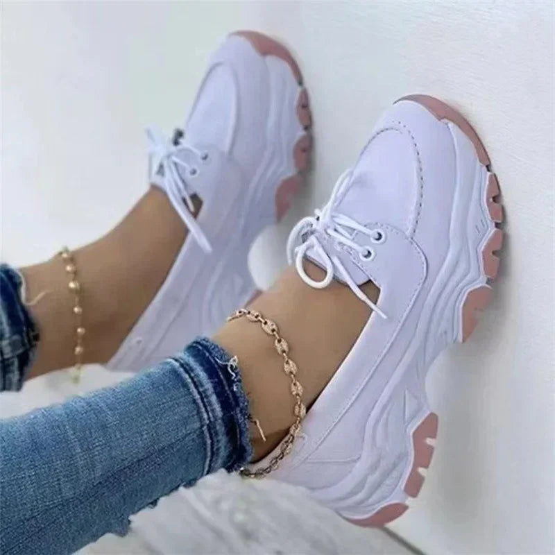 Platform Casual Breathable Sneakers Tennis Vulcanized