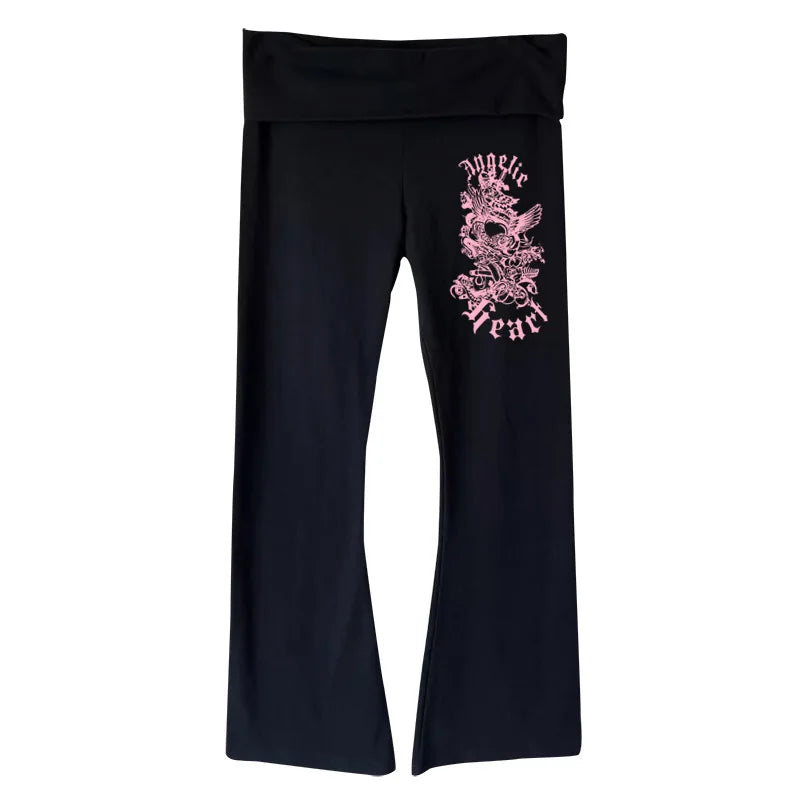 Metal Rock Lower garment Vintage Grunge Trousers