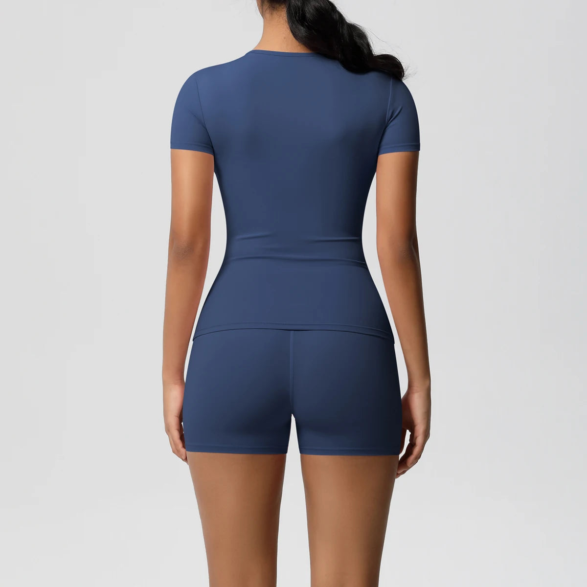 2PC Quick-Drying Gym Leggings Breathable Stretchy